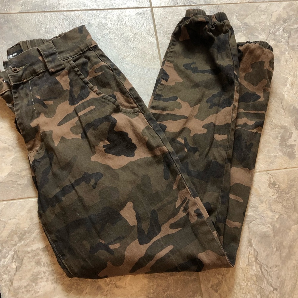 Camo cargo pants